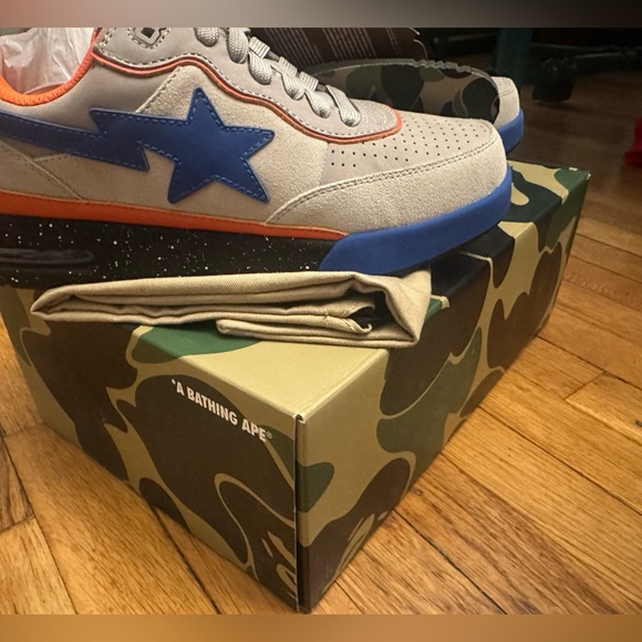 BAPE “a bathing ape” Men’s sneakers, MENS SIZE 8.5 - Picture 7 of 14